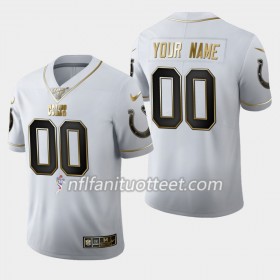 Miesten Indianapolis Colts NFL Pelipaita Custom Nike Valkoinen Golden Edition 100th